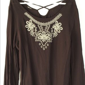 Black tunic size Large